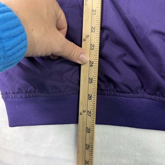 Vintage LSU Tigers Starter Jacket Mens XL Purple Pullover Football Basketball - Picture 8 of 10
